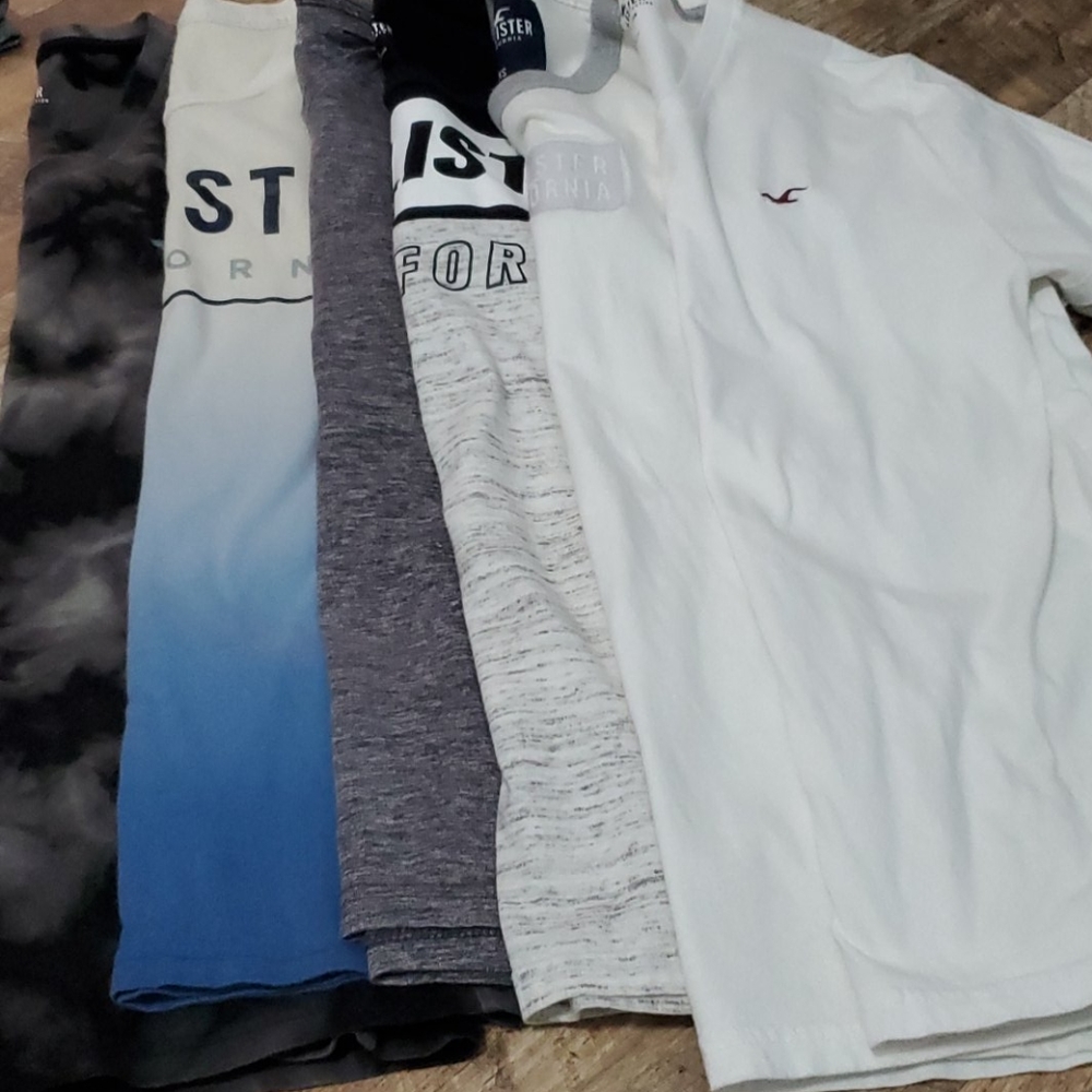 Set of 6 men's Hollister shirts